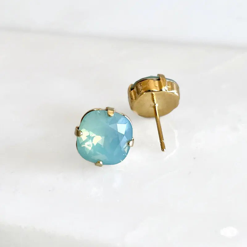 Pacific opal crystal post earring LoveYourBling