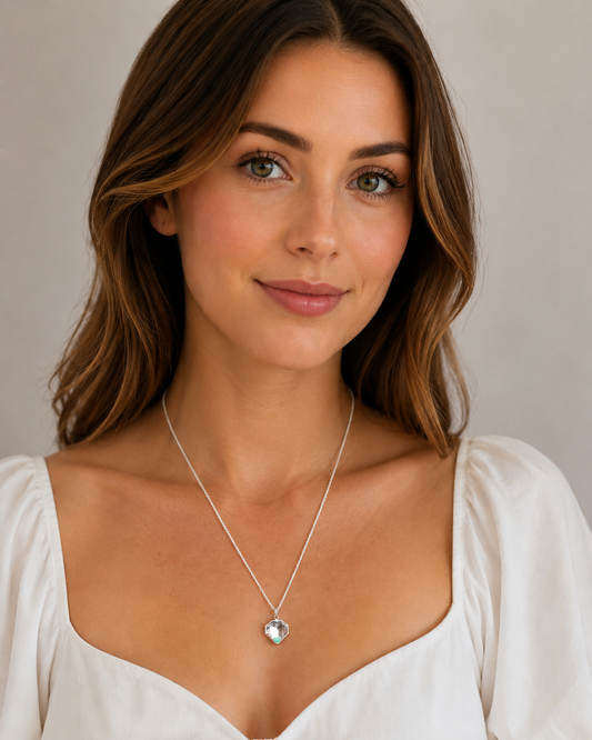 Crystal bling diamond necklace