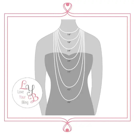 Silver Shade Square Crystal Necklace LoveYourBling