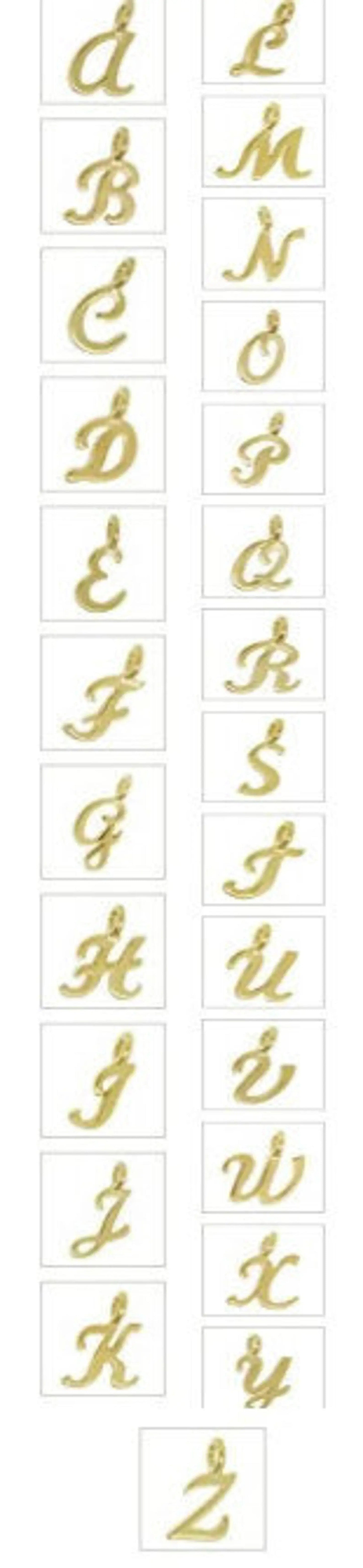 Personalized Sterling Silver Script Initial Necklace – Delicate Custom Letter Charm LoveYourBling