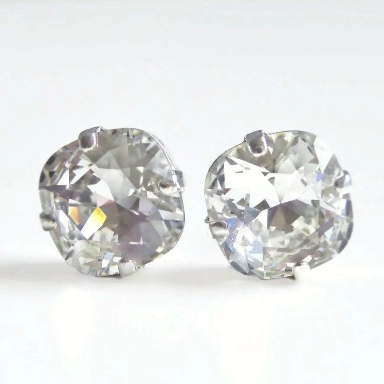 Clear crystal stud earrings 10mm LoveYourBling