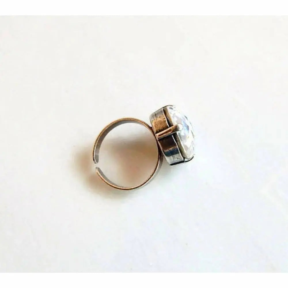 Large crystal cocktail ring LoveYourBling