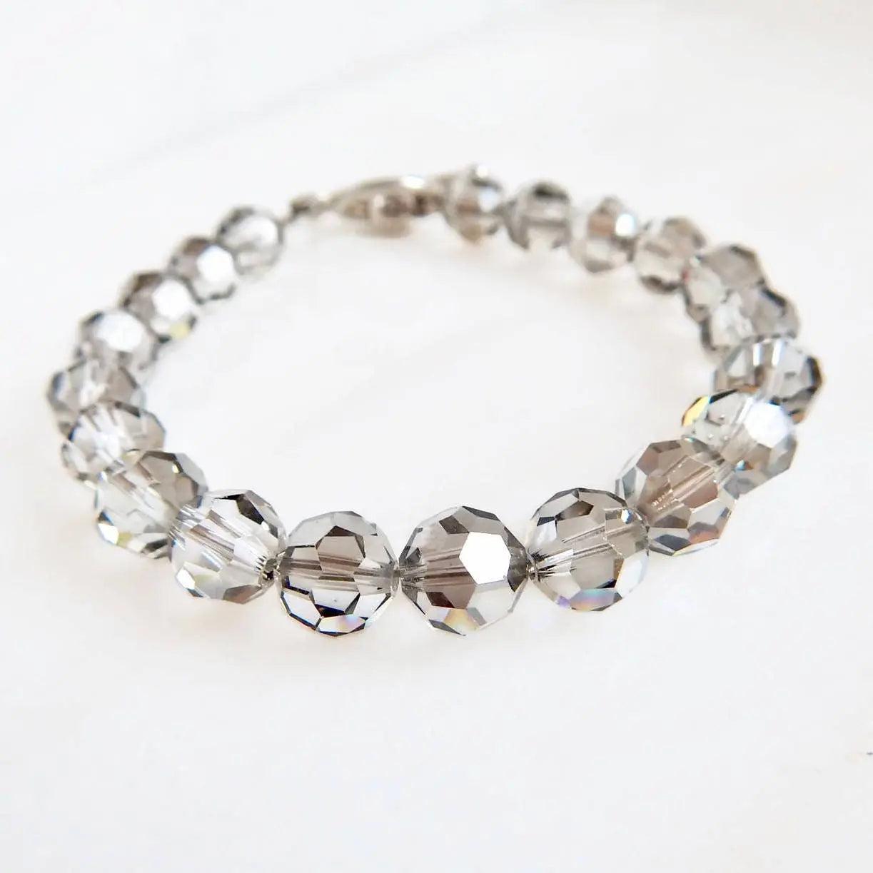 Silver crystal bracelet LoveYourBling