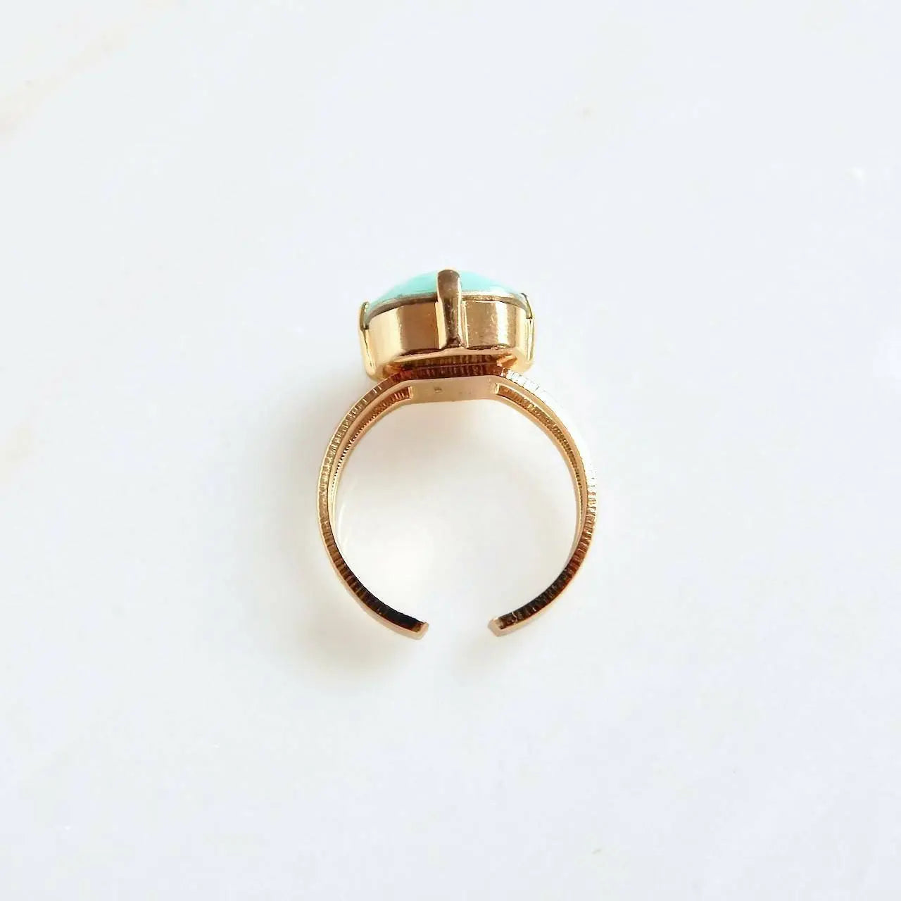 Mint green crystal cocktail Ring LoveYourBling