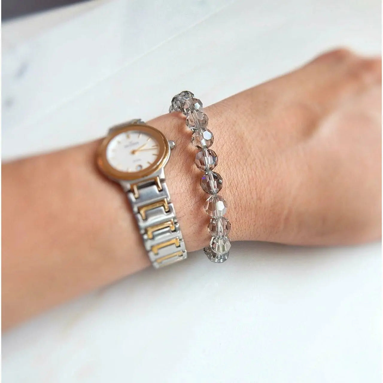 Silver crystal bracelet LoveYourBling