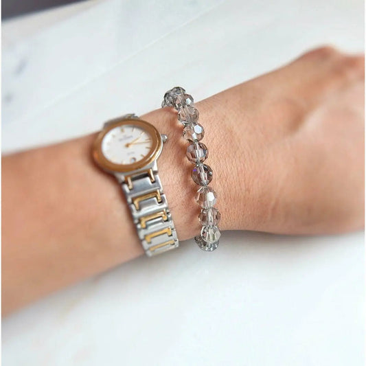 Silver crystal bracelet LoveYourBling
