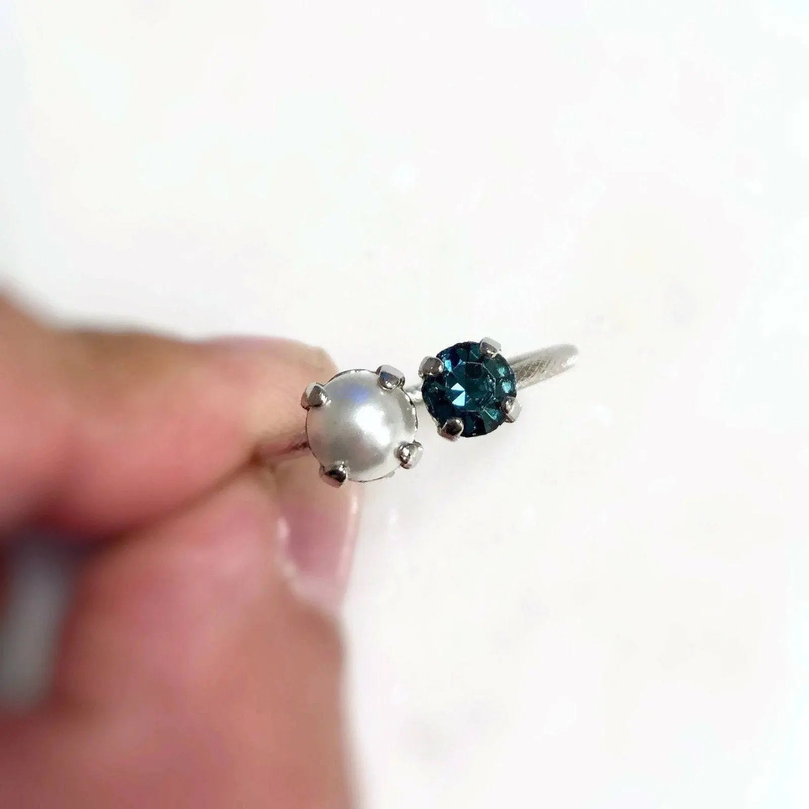 Open ring crystal ring LoveYourBling