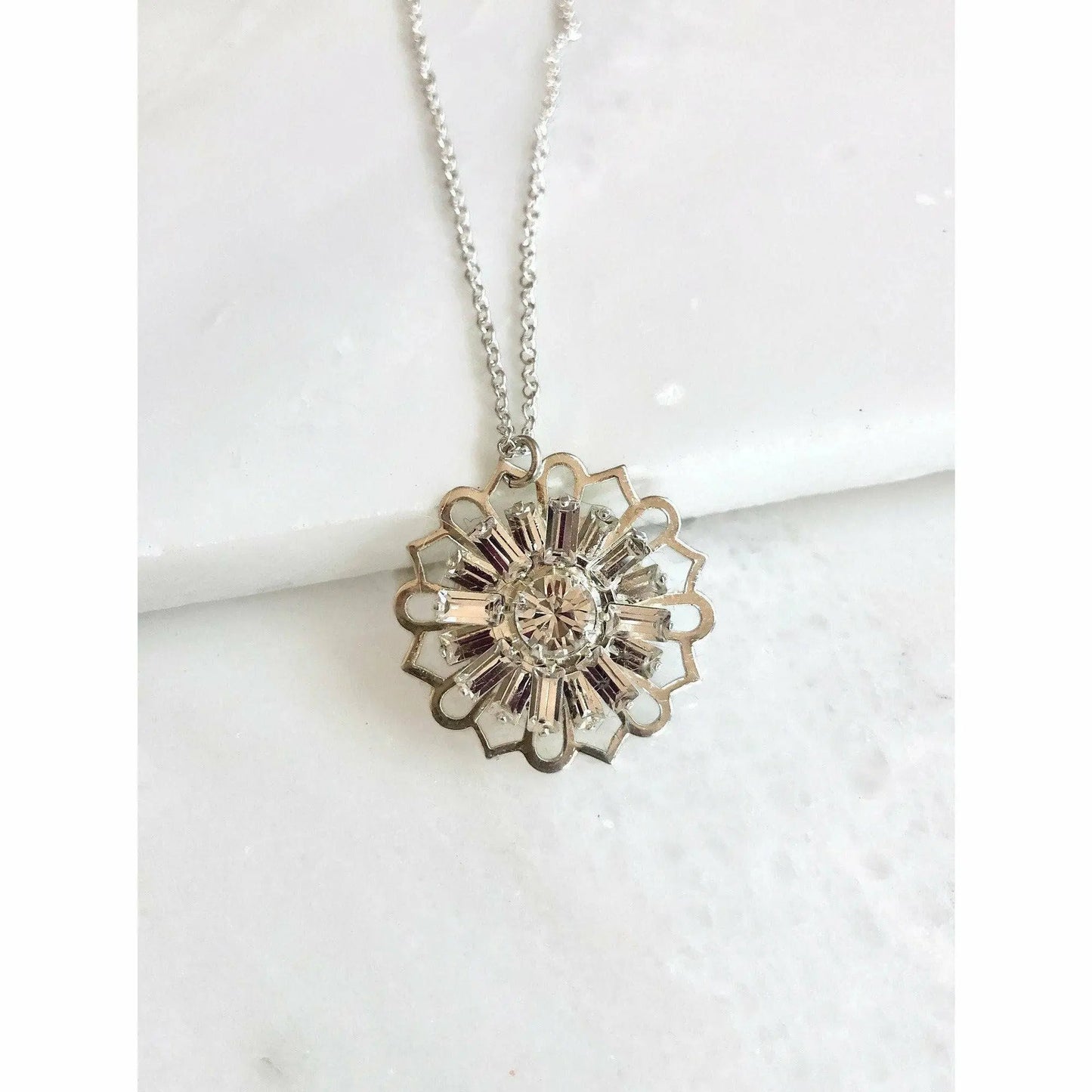 Crystal snowflake necklaces LoveYourBling