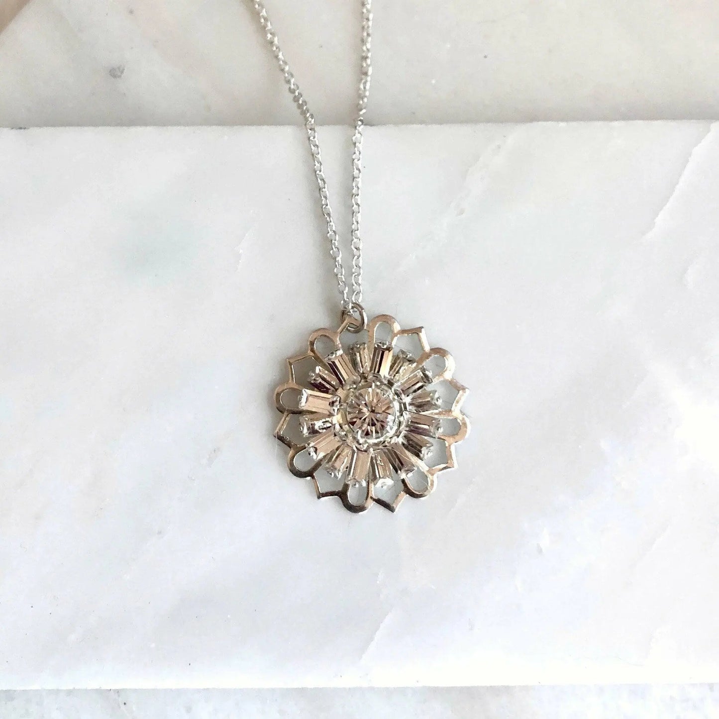 Crystal snowflake necklaces LoveYourBling