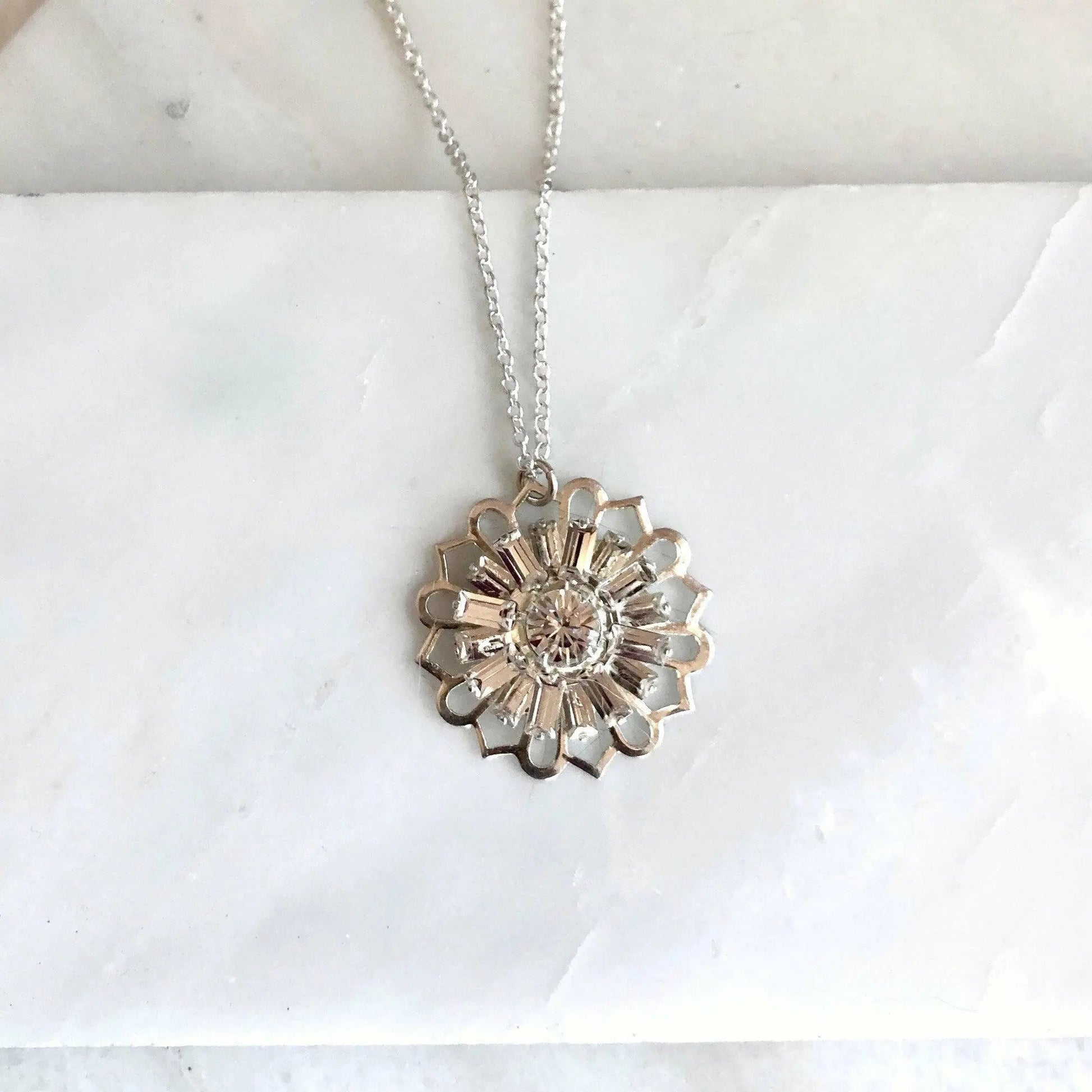 Crystal snowflake necklaces LoveYourBling