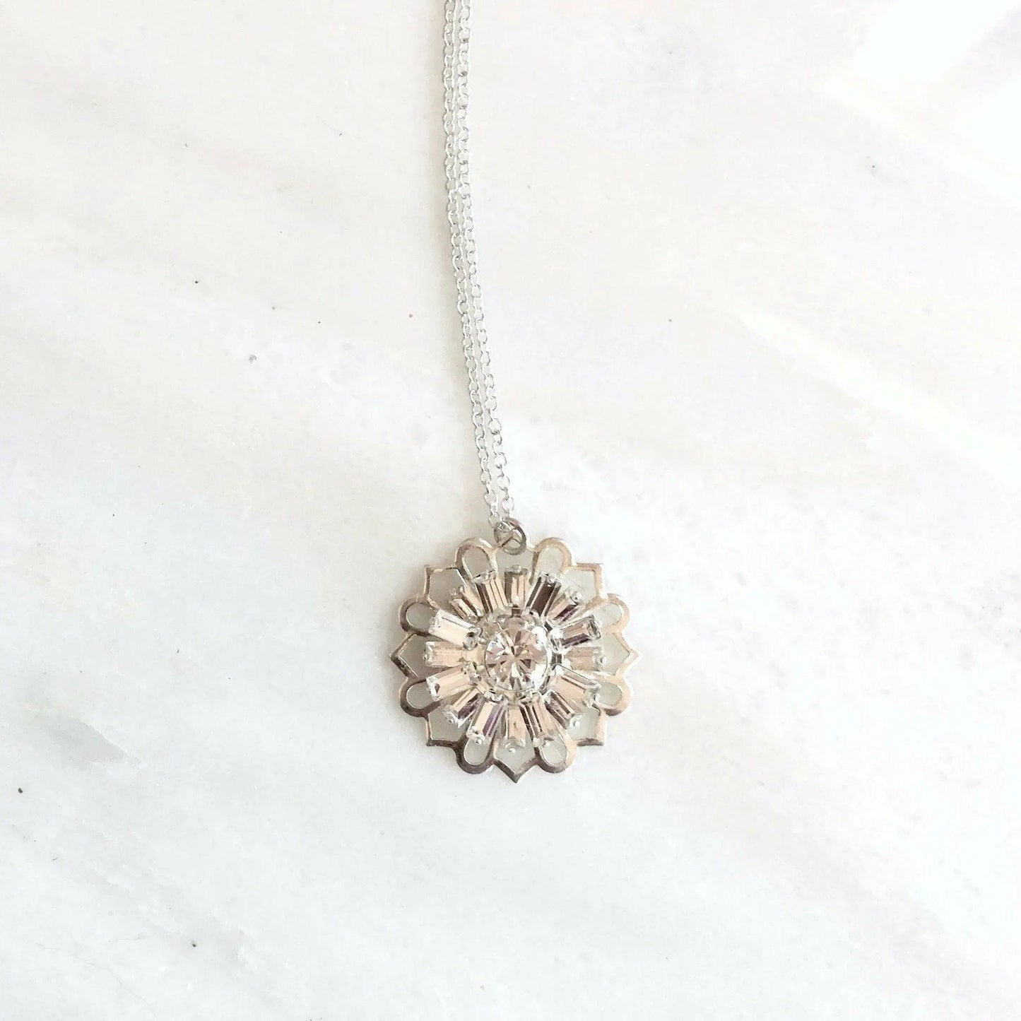 Crystal snowflake necklaces LoveYourBling
