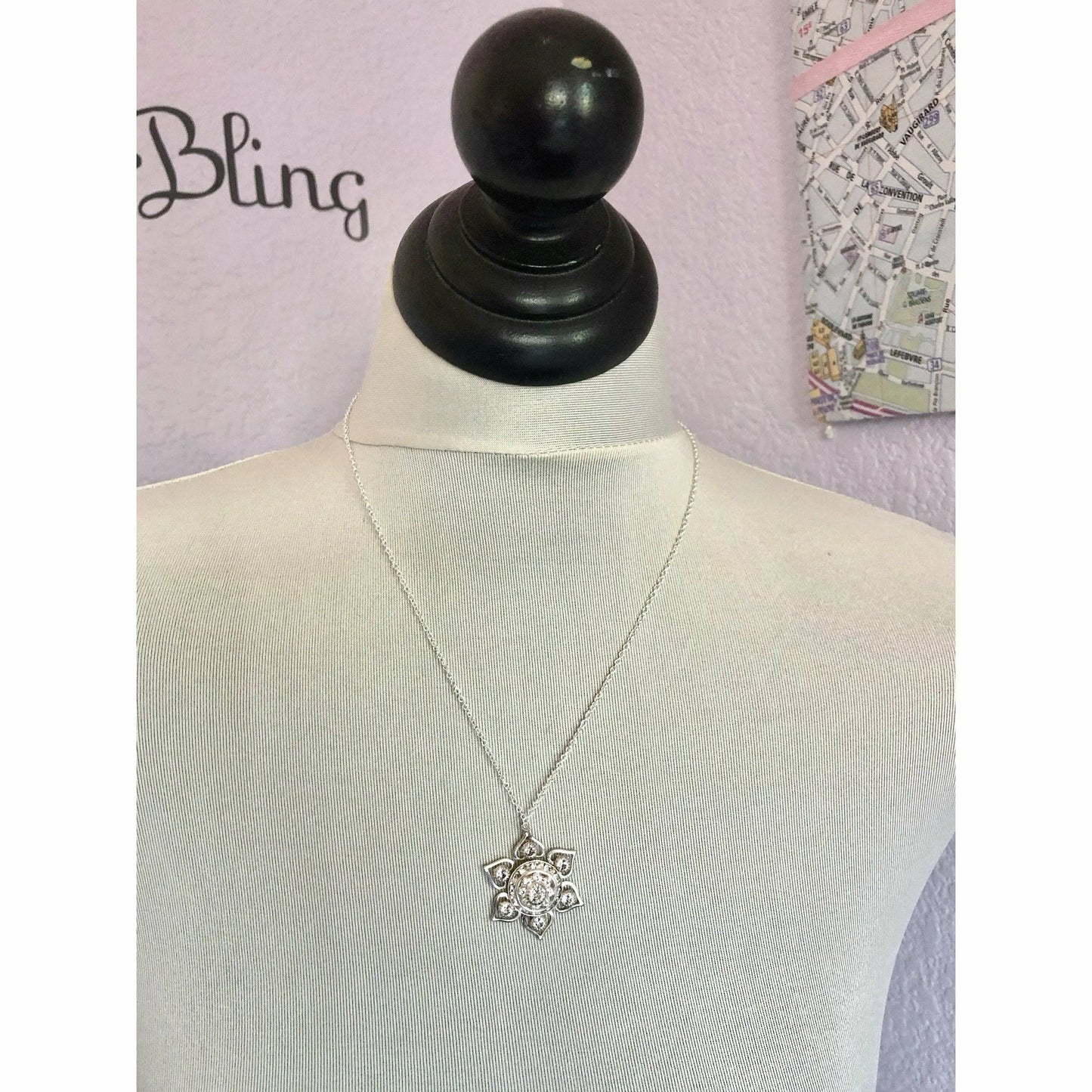 Crystal snowflake necklaces LoveYourBling