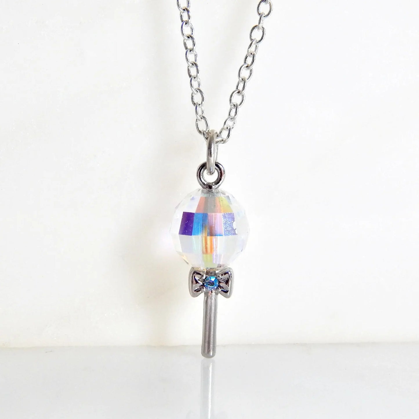 Crystal lollipop necklace LoveYourBling