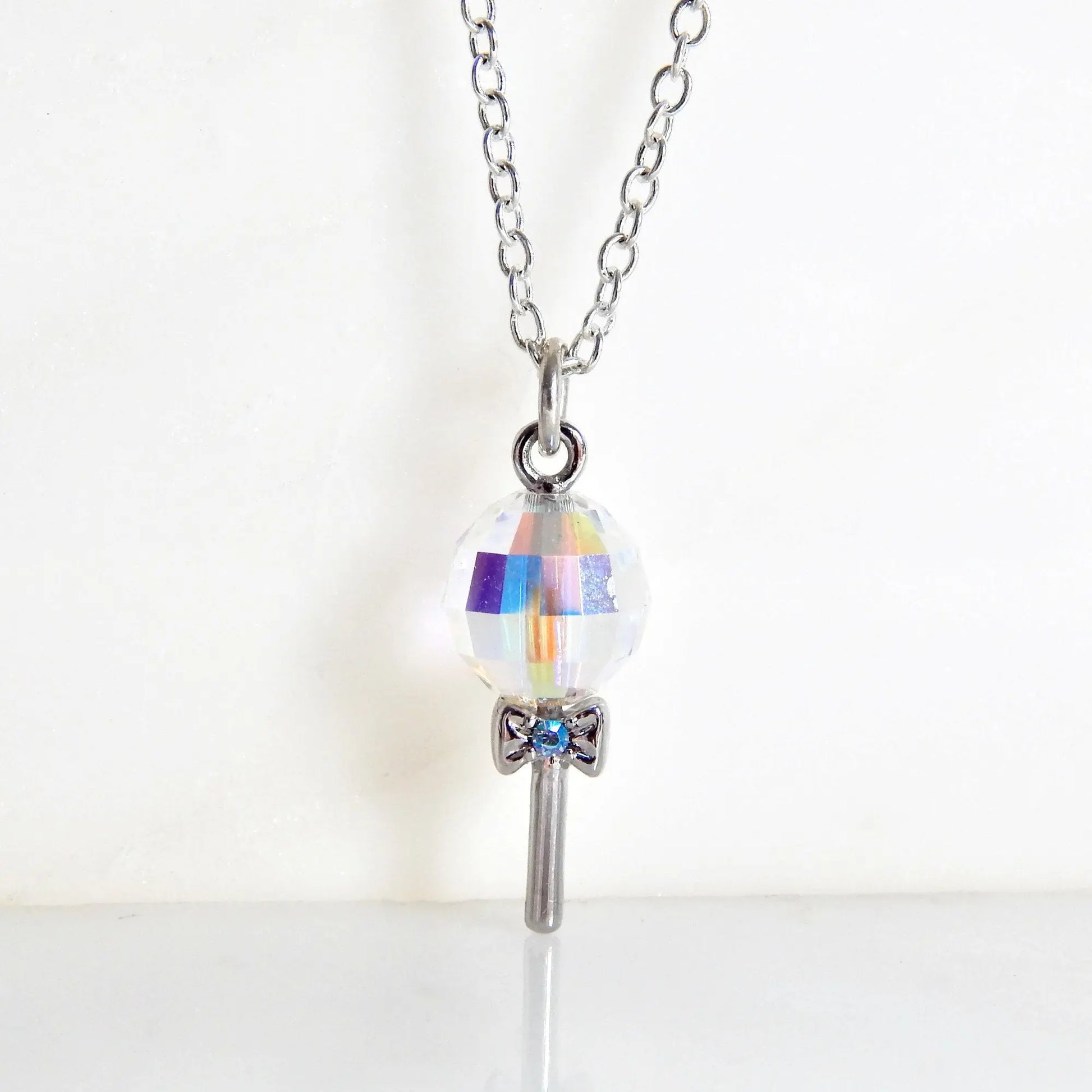 Crystal lollipop necklace LoveYourBling