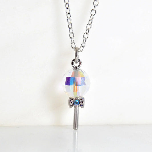Crystal lollipop necklace LoveYourBling