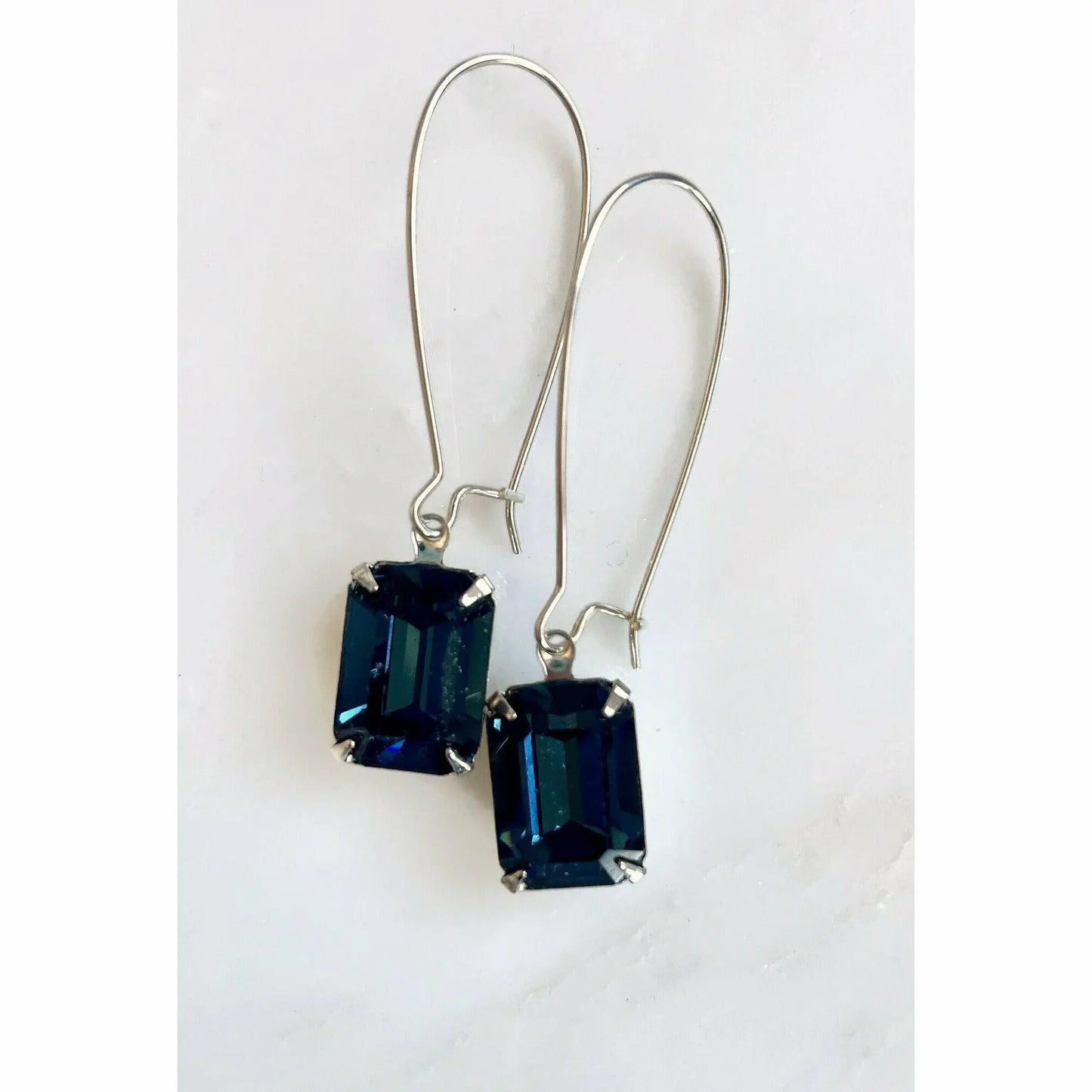 Octagon crystal earrings LoveYourBling