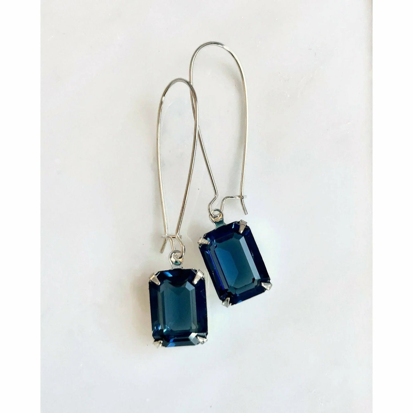 Octagon crystal earrings LoveYourBling