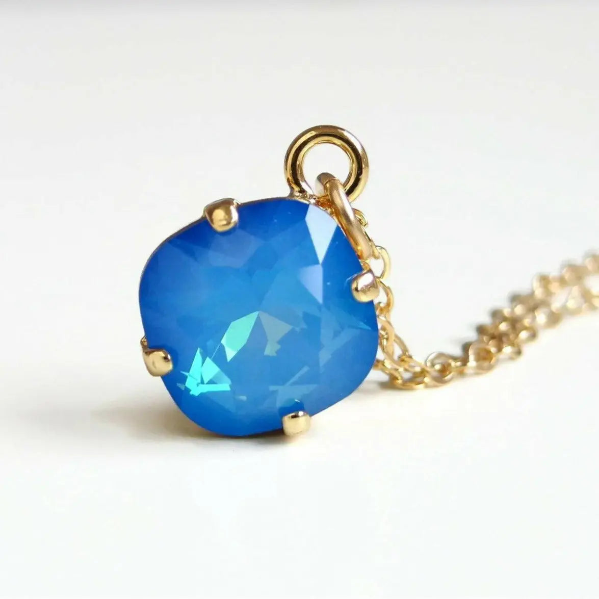Blue Opal Crystal Pendant LoveYourBling