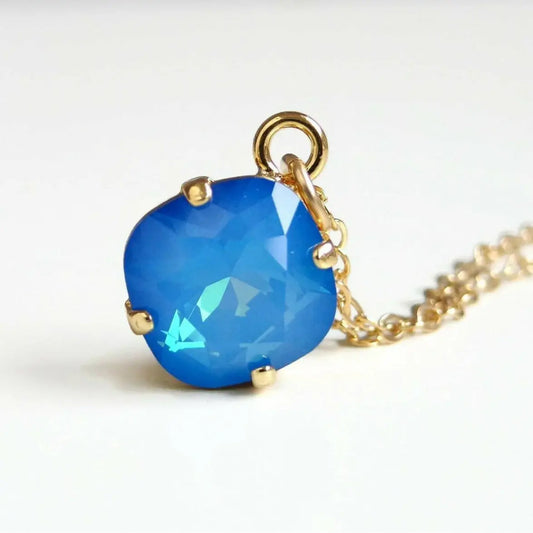 Blue Opal Crystal Pendant LoveYourBling