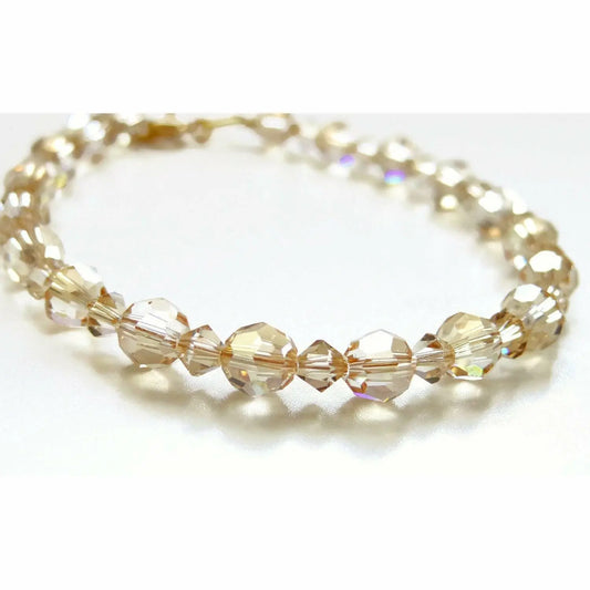 Golden shadow crystal bracelet LoveYourBling