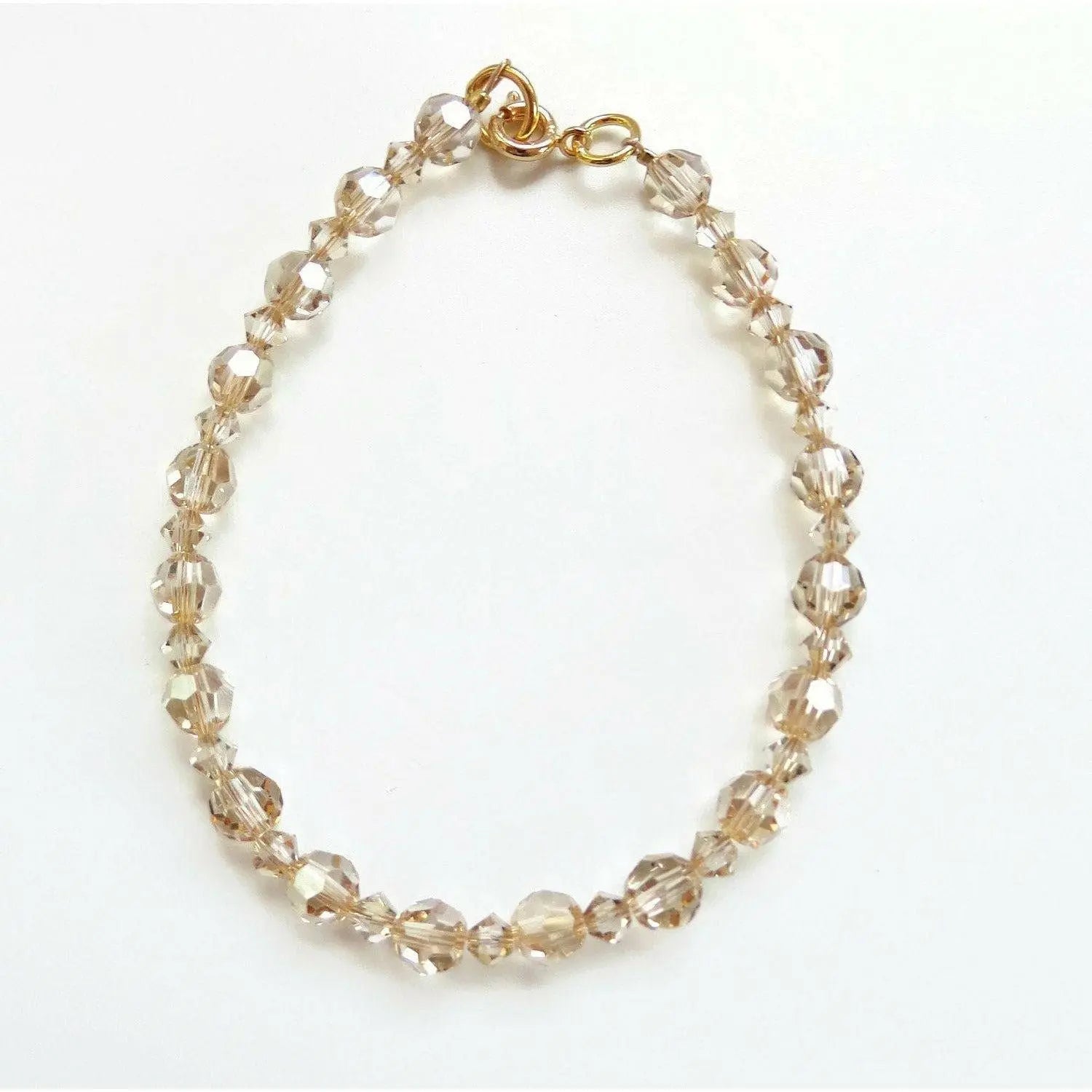 Golden shadow crystal bracelet LoveYourBling