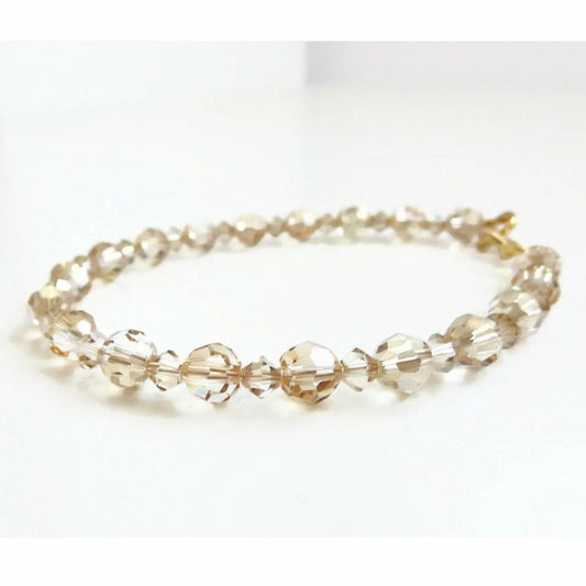 Golden shadow crystal bracelet LoveYourBling
