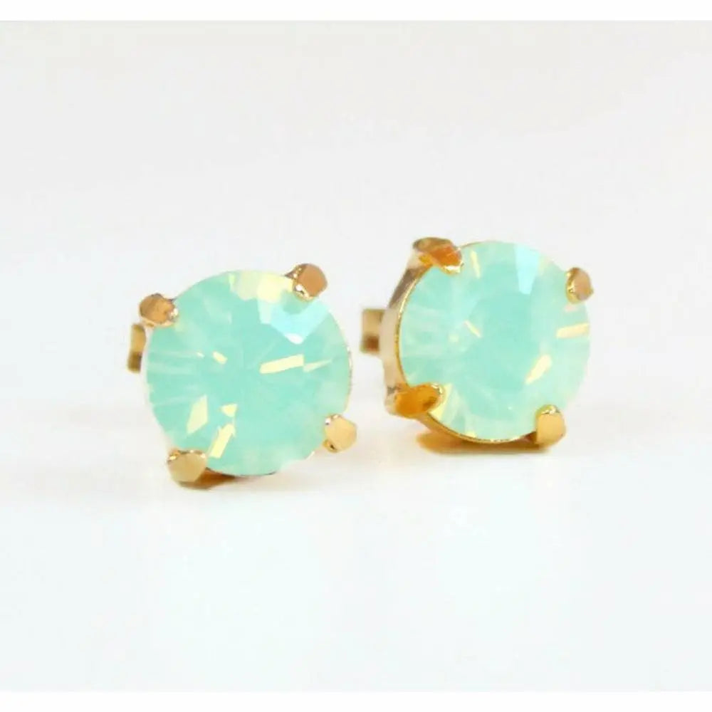 Mint opal stud earring LoveYourBling