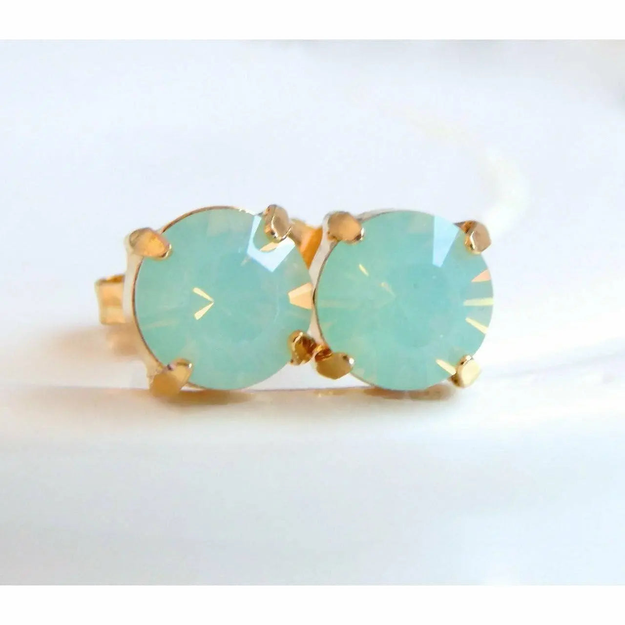 Mint opal stud earring LoveYourBling