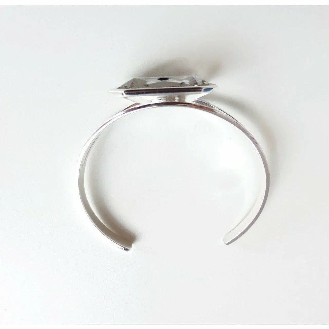 Clear crystal cuff bracelet LoveYourBling