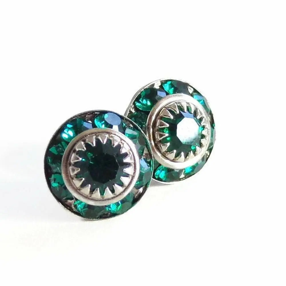 Emerald Green Crystal vintage LoveYourBling