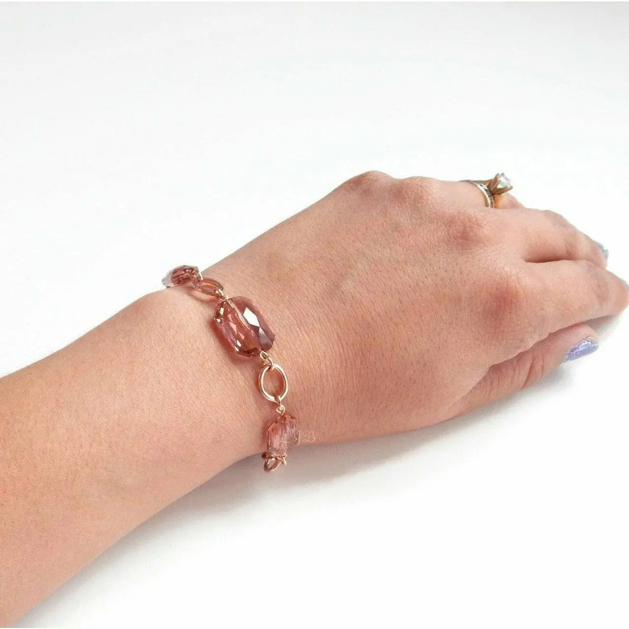 Rose gold crystal bracelet - as seen on Jane the Virgin LoveYourBling