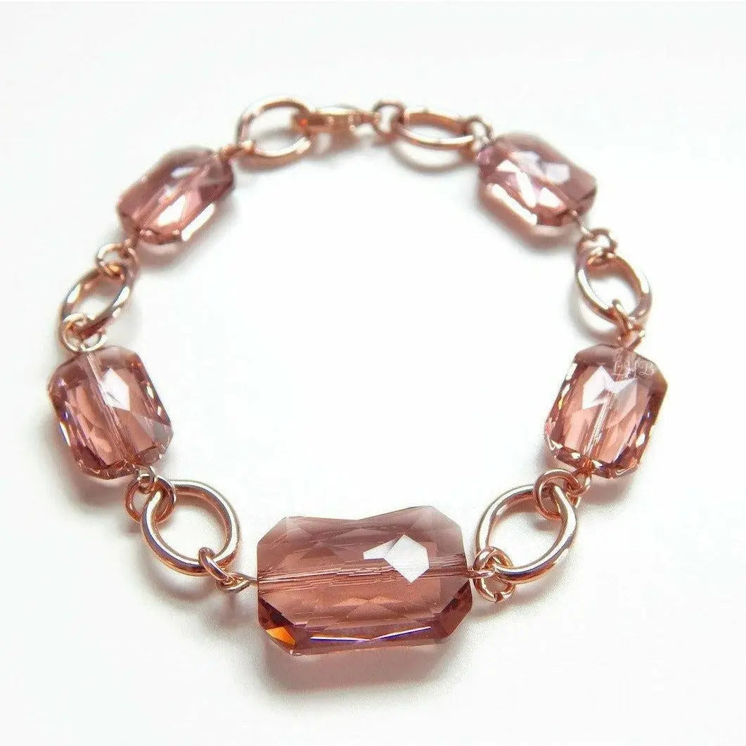 Rose gold crystal bracelet - as seen on Jane the Virgin LoveYourBling