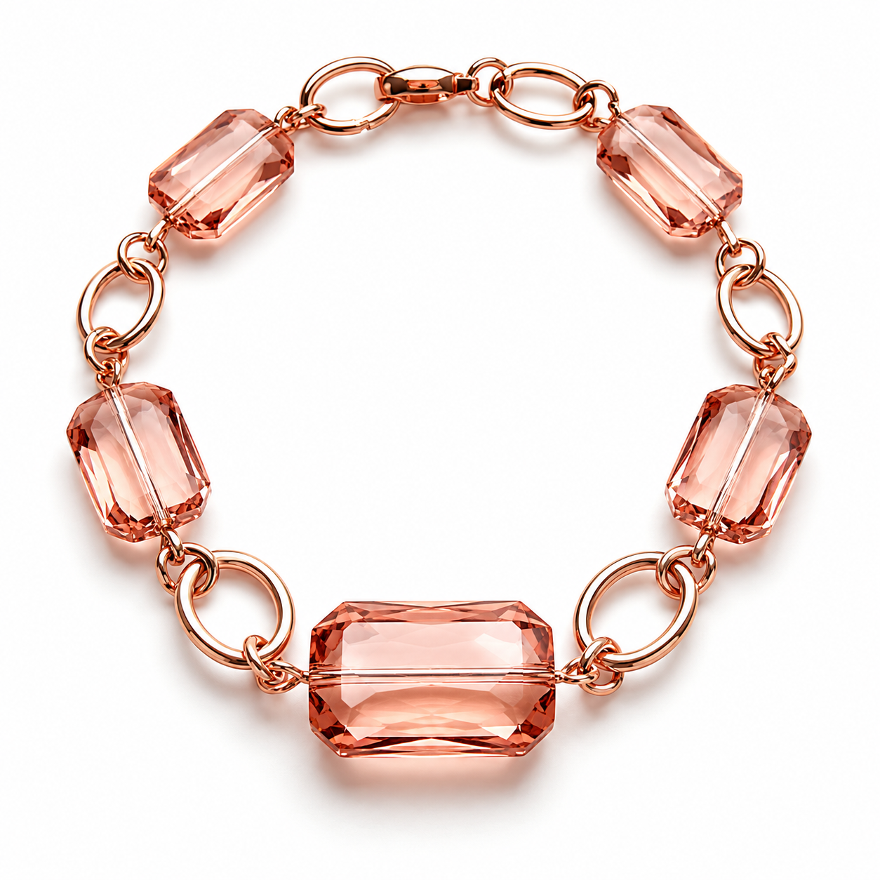 Rose gold crystal bracelet - as seen on Jane the Virgin