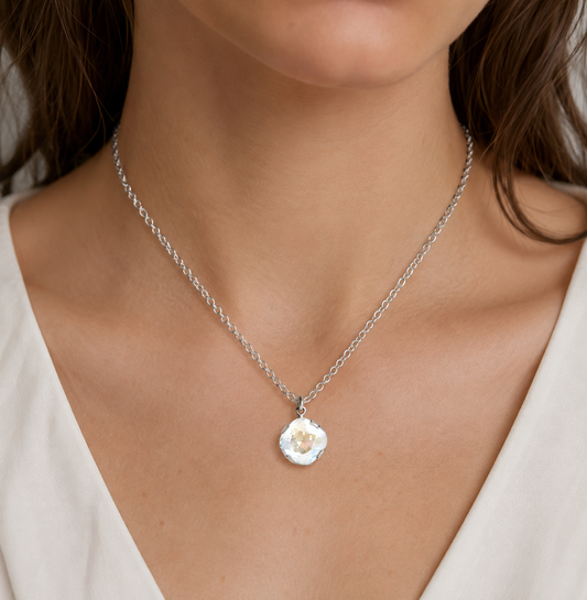 Moonlight crystal necklace