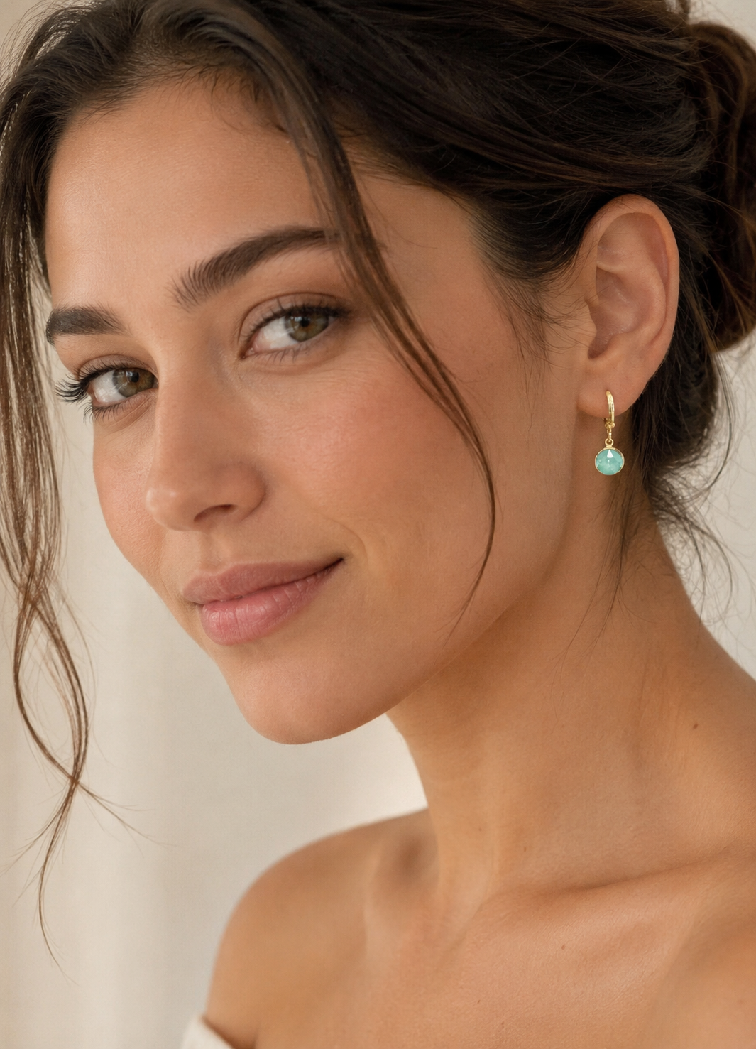 Boucles d'oreilles créoles étoile de mer dorées