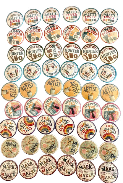 Crafty Badges Stickers