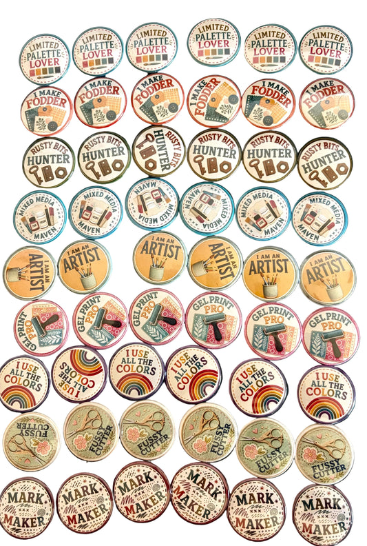 Crafty Badges — Pin-Back Buttons