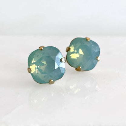 Pacific opal crystal post earring