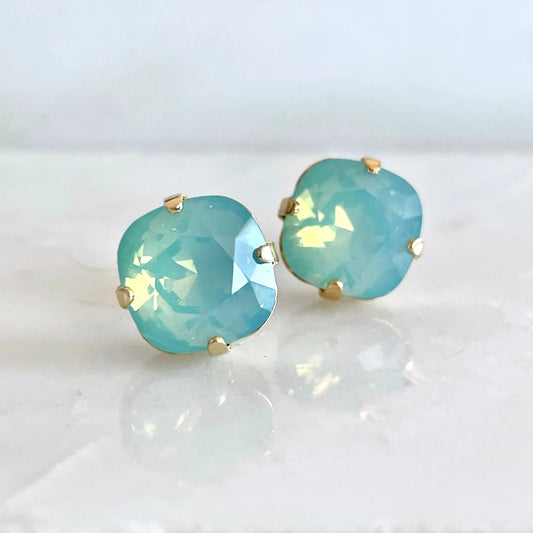 Pacific opal crystal post earring LoveYourBling