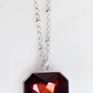 Large Burgundy Crystal Pendant