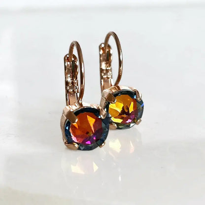 Dark Rainbow Lever back Earrings LoveYourBling