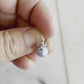 Blue pearl unicorn earrings