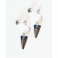 Black diamond crystal ear jacket earrings - as seen on Pretty Little Liars