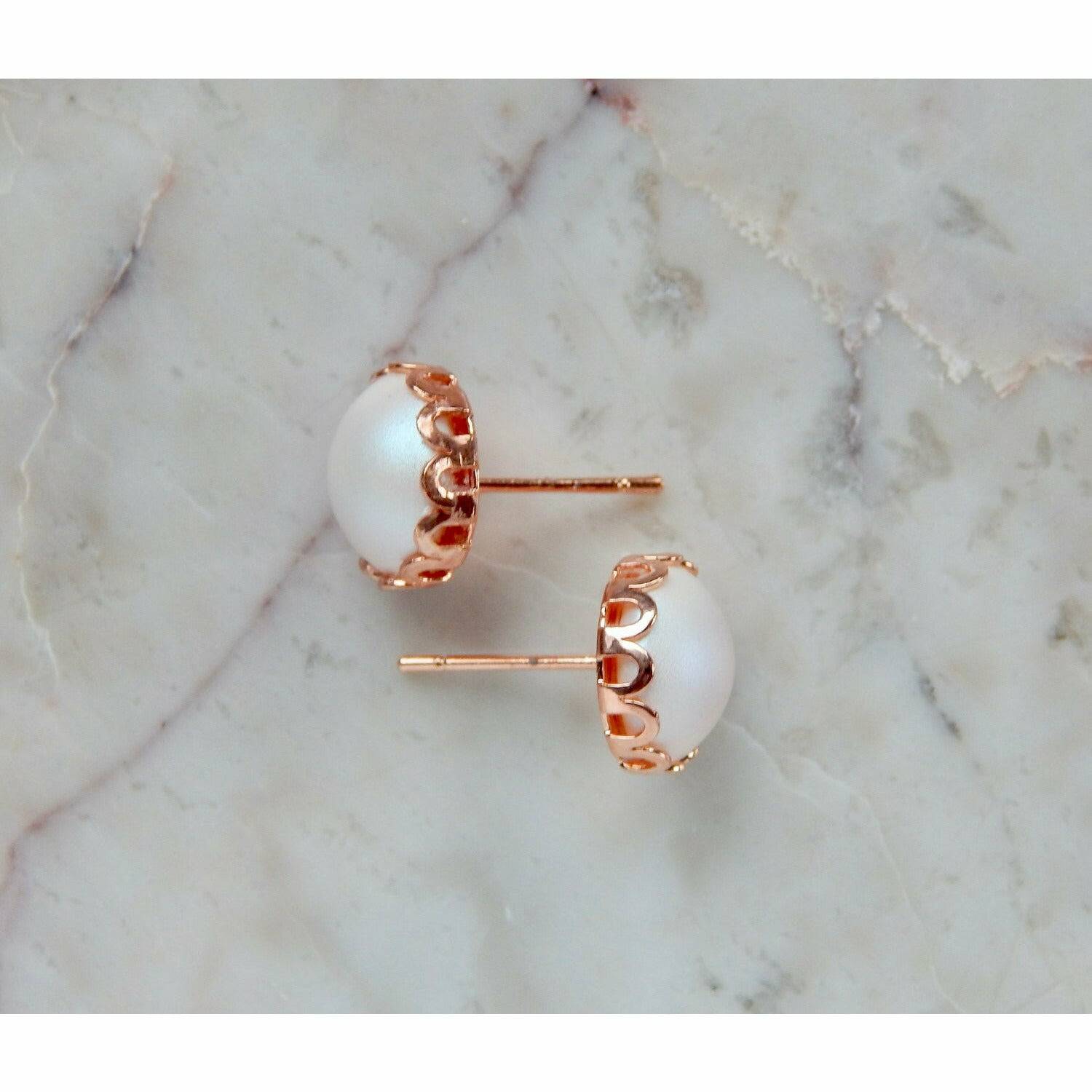 Buy Rouge Glow Earrings In Rose Gold Plated 925 Silver from Shaya by  CaratLane