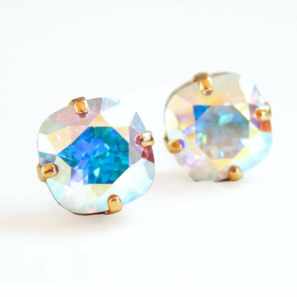 Crystal ab stud earrings 10mm