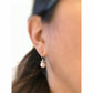 Pink pearl unicorn earrings