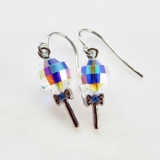 Crystal lollipop earrings