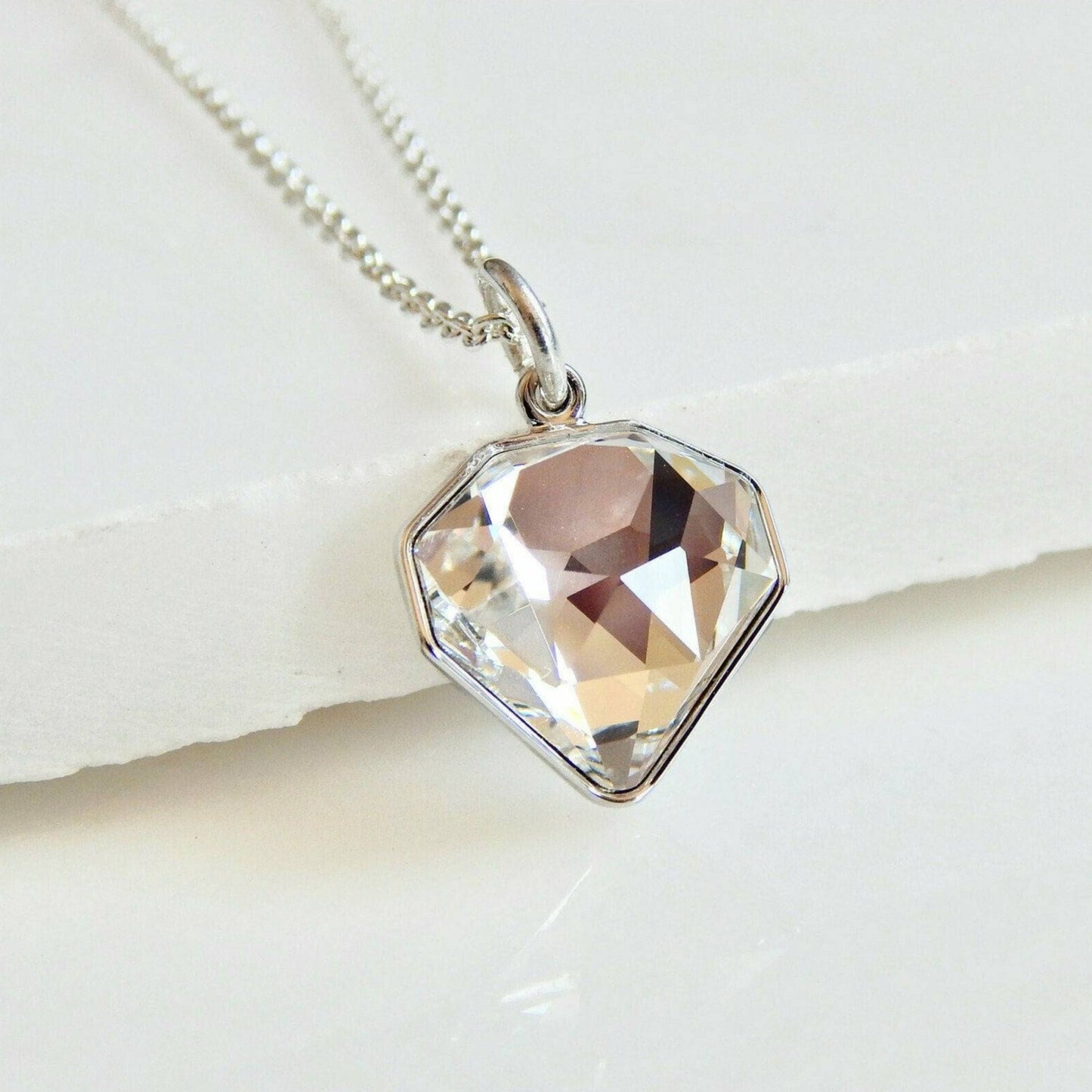 Crystal bling diamond necklace