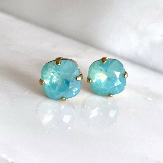 Pacific opal crystal post earring