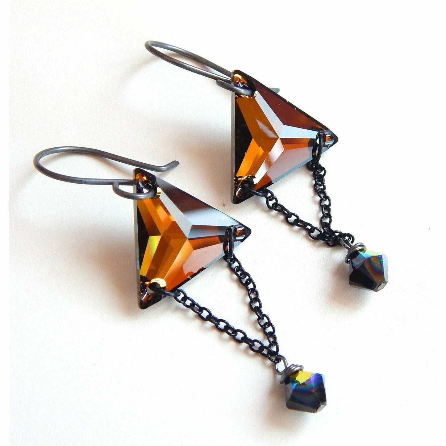 Triangle earrings as seen on The Vampire Diaries